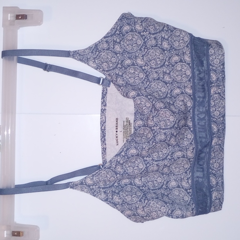Lucky Bralette sz L Blue